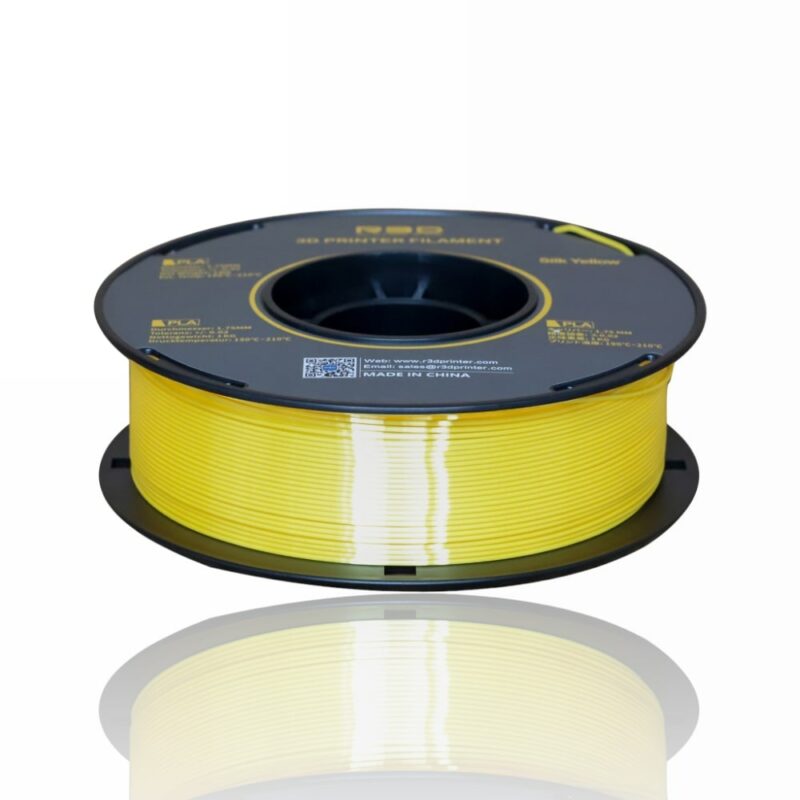 r3d pla silk evolt portugal espana filamento impressao 3d yellow