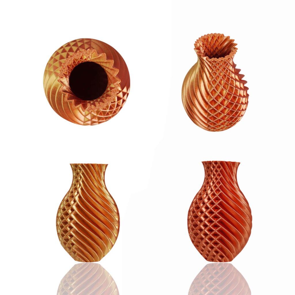 piece pla silk dual color gold copper evolt eryone