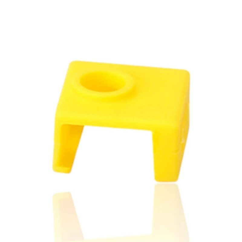 Capa de silicone protetora para impressora 3d e3d v6 prote o para bloco aquecedor manga amarelo evolt portugal espana filamento impressao 3d