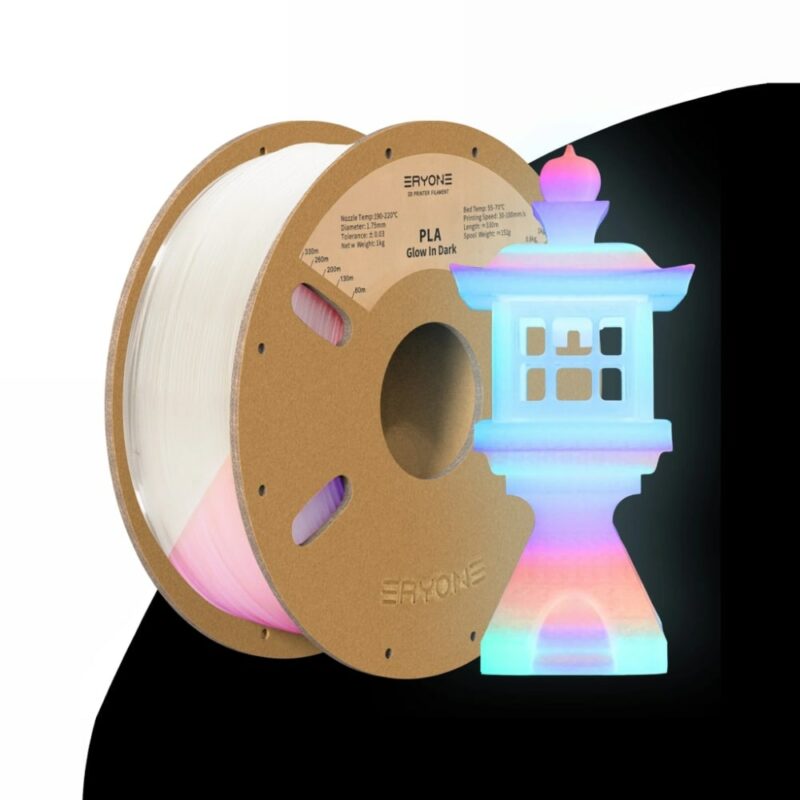 pla special eryone glow rainbow evolt portugal espana filamento impressao 3d