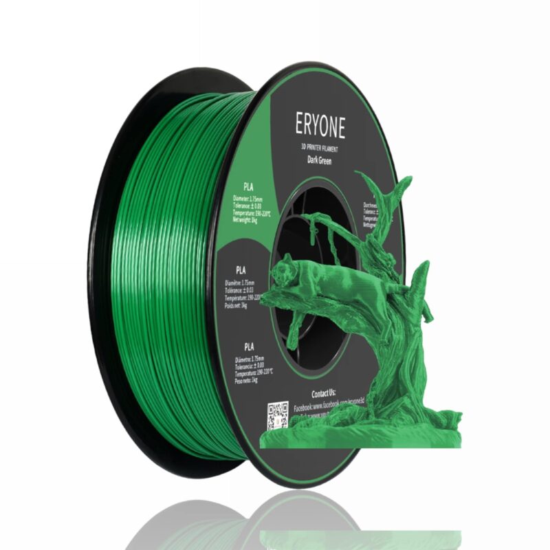 pla STANDARD eryone dark green 2 evolt portugal espana filamento impressao 3d