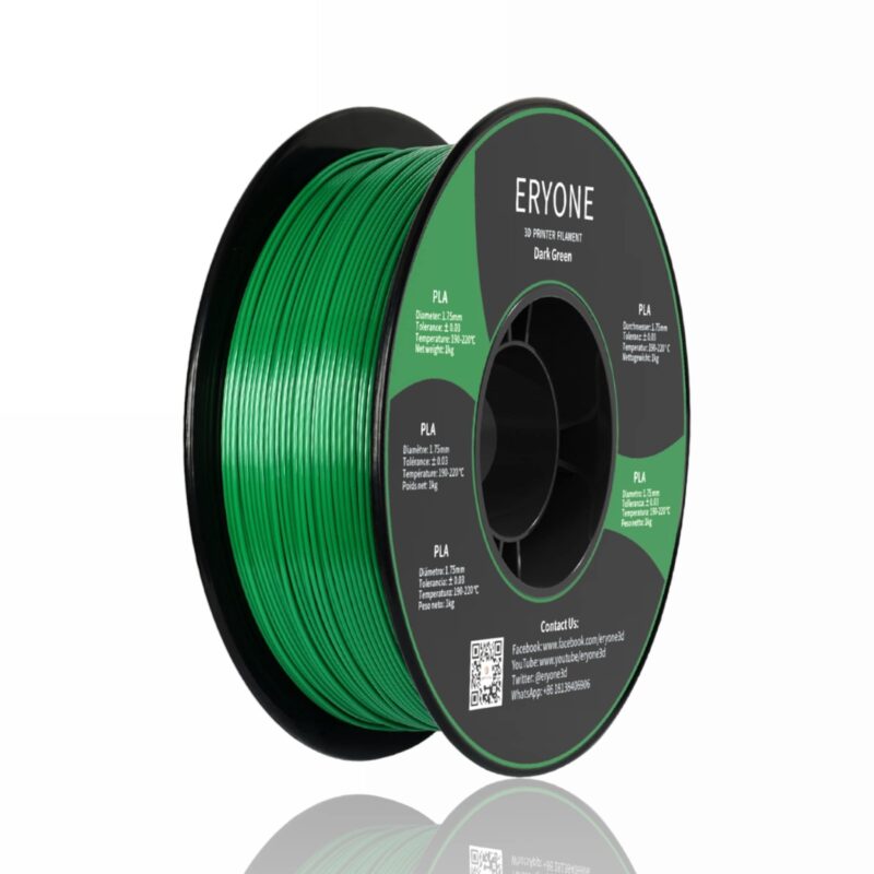 pla STANDARD eryone dark green 2 evolt portugal espana filamento impressao 3d