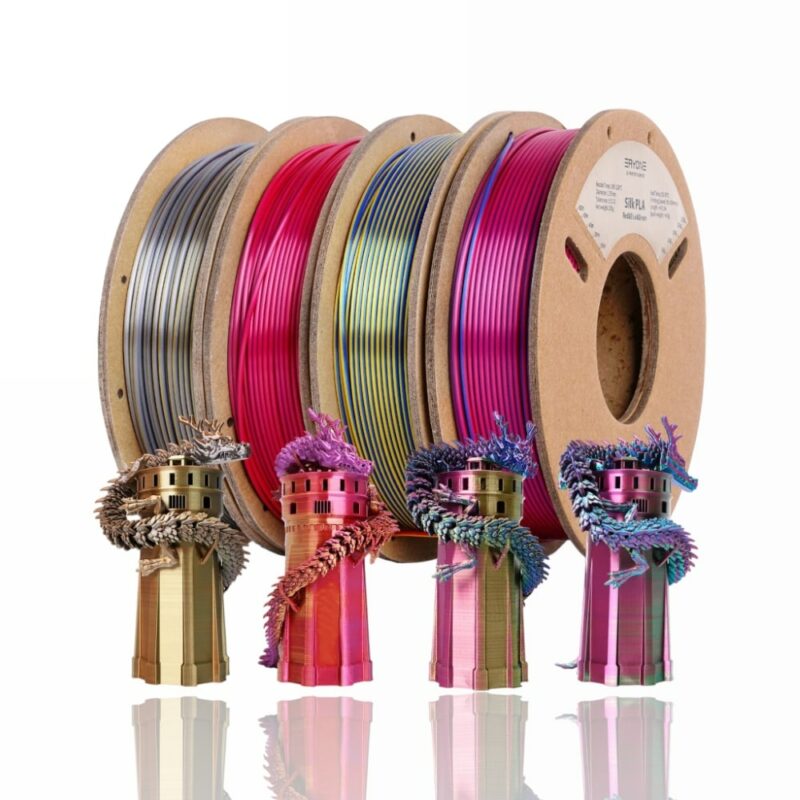 pla silk combination tri color eryone evolt portugal espana filamento impressao 3d