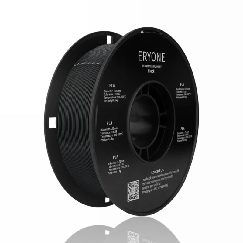 pla standard black evolt portugal espana filamento impressao 3d
