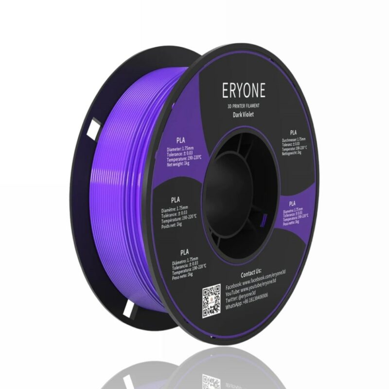 pla standard dark purple violet evolt portugal espana filamento impressao 3d