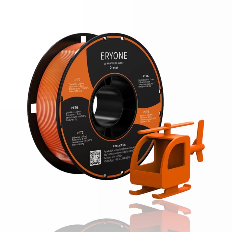 petg STANDARD eryone orange evolt portugal espana filamento impressao 3d