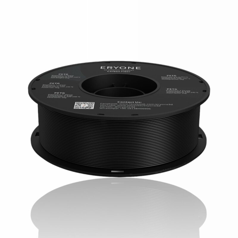 petg carbon fiber eryone black evolt portugal espana filamento impressao 3d