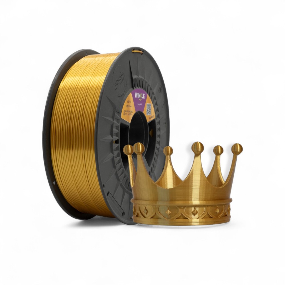 PLA SILK 1kg Oro Rey Royal Gold Kings Gold - WINKLE - Image 3