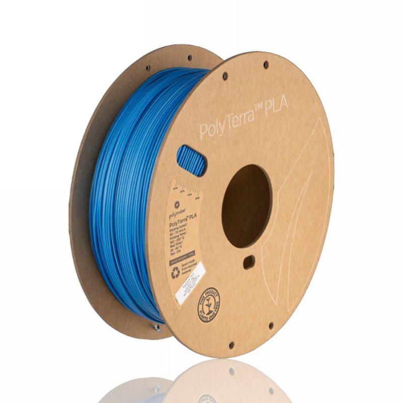 PolyTerra Dual PLA 1.75mm 1kg Glacier Blue evolt portugal espana filamento impressao 3d