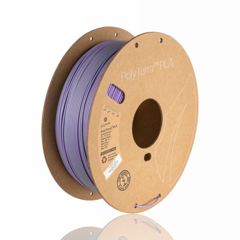 PolyTerra Dual PLA 1.75mm 1kg Foggy Purple (Grey-Purple) evolt portugal espana filamento impressao 3d