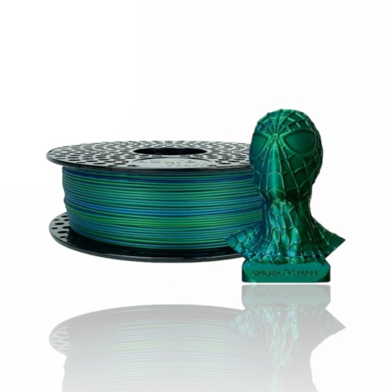azurefilm pla dual pearl blue gren evolt portugal espana filamento impressao 3d