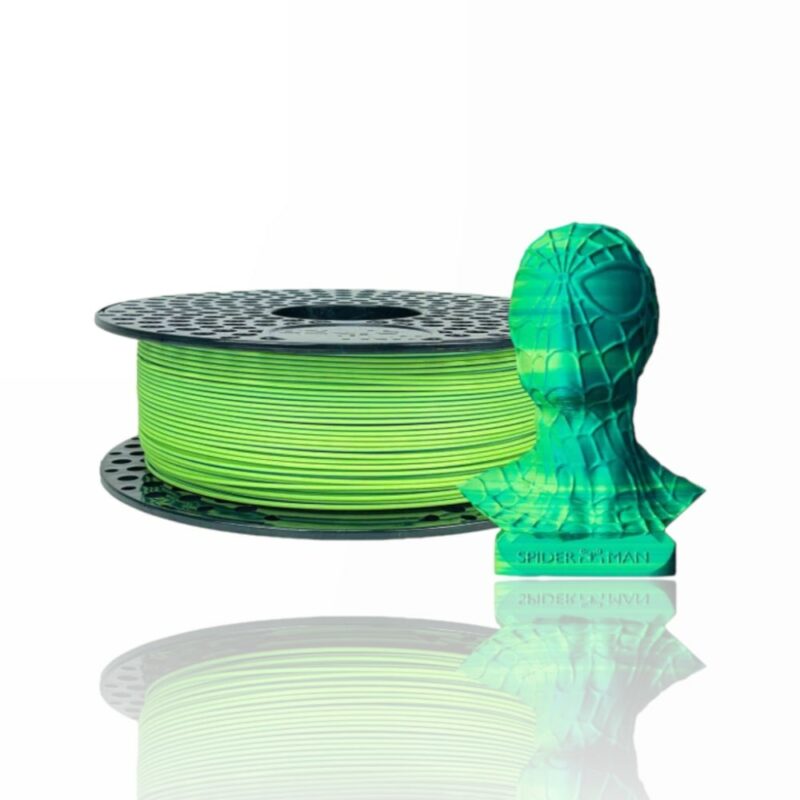 azurefilm pla dual blue green evolt portugal espana filamento impressao 3d