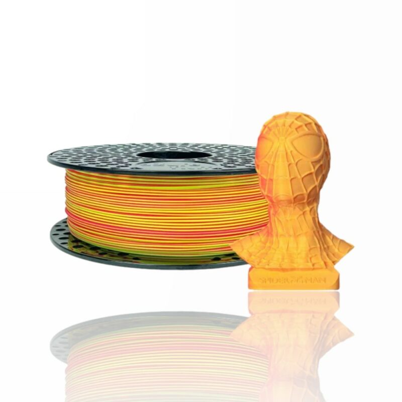 azurefilm pla dual neon yellow pink evolt portugal espana filamento impressao 3d