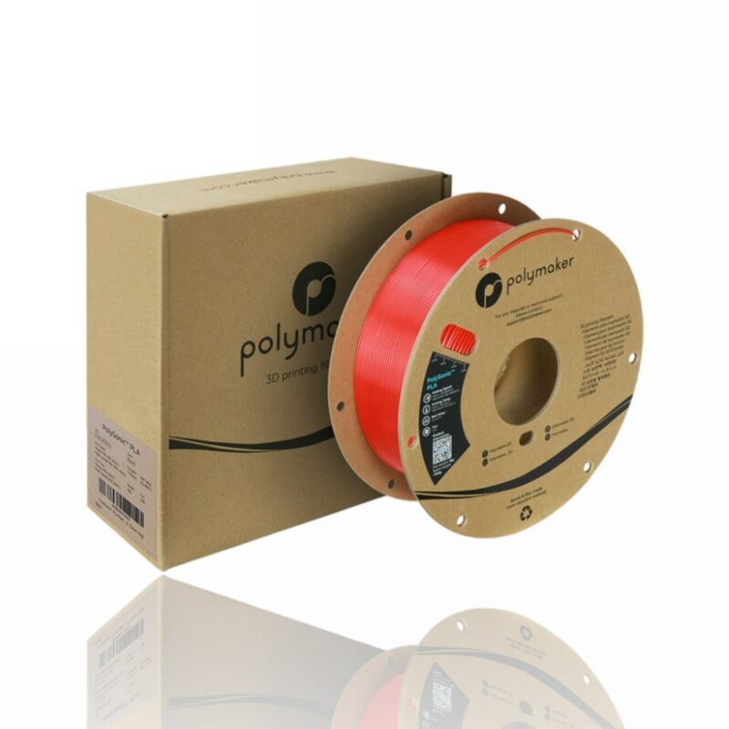 polymaker pla polysonic red evolt portugal espana filamento impressao 3d