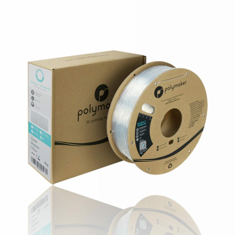 polymaker polyflex tpu95 hf clear evolt portugal espana filamento impressao 3d