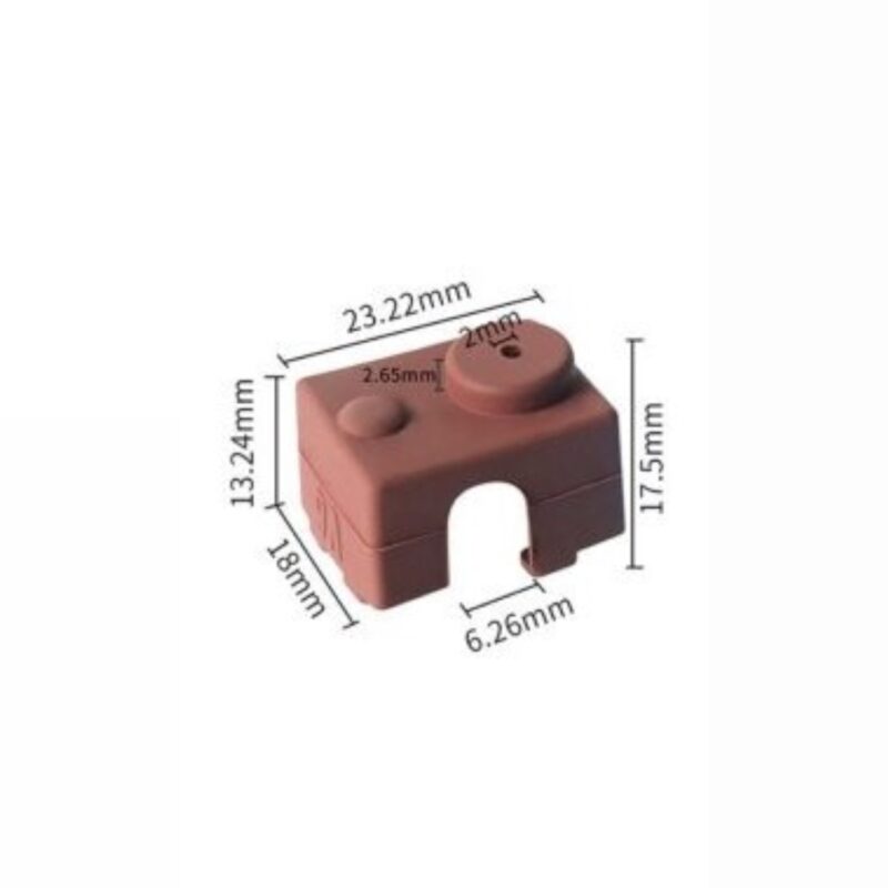 E3d v6 silicone case brown evolt portugal espana filamento impressao 3d