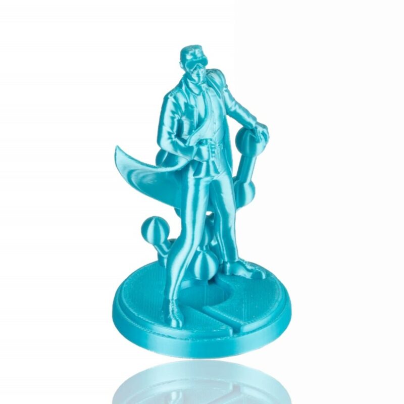 PolyLite Silk PLA 1.75mm 1kg Silk Light Blue evolt portugal espana filamento impressao 3d