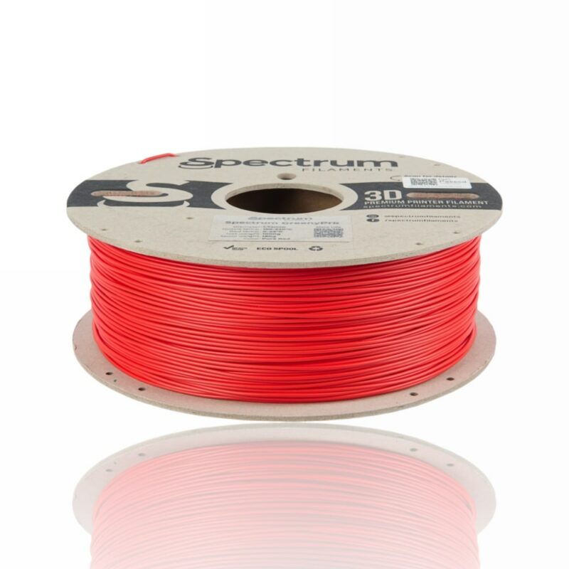 greenypro light pure red portugal espana filamento impressao 3d