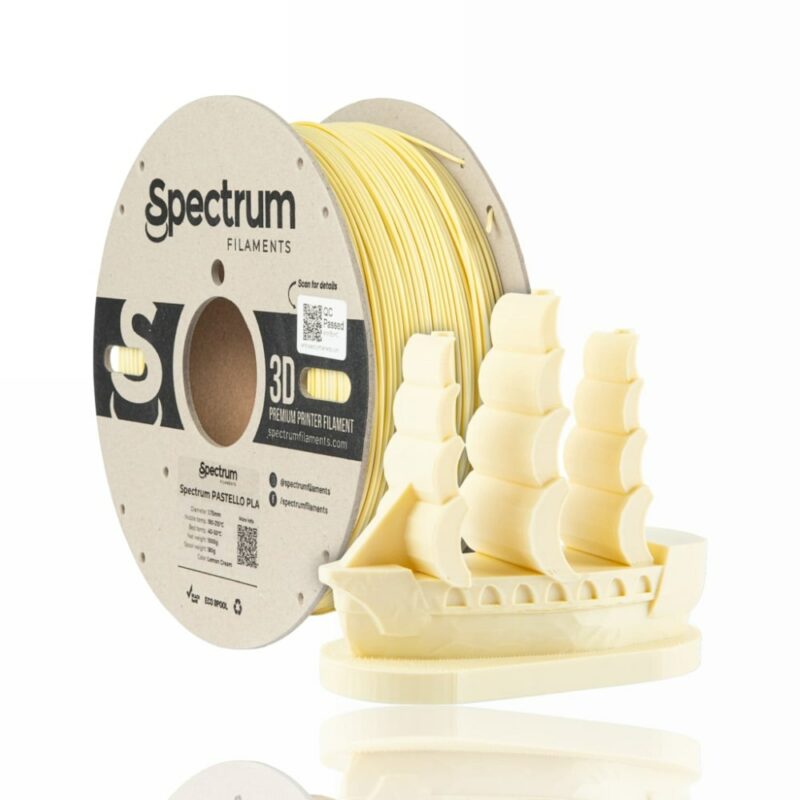 pla pastello lemon cream evolt portugal espana filamento impressao 3d