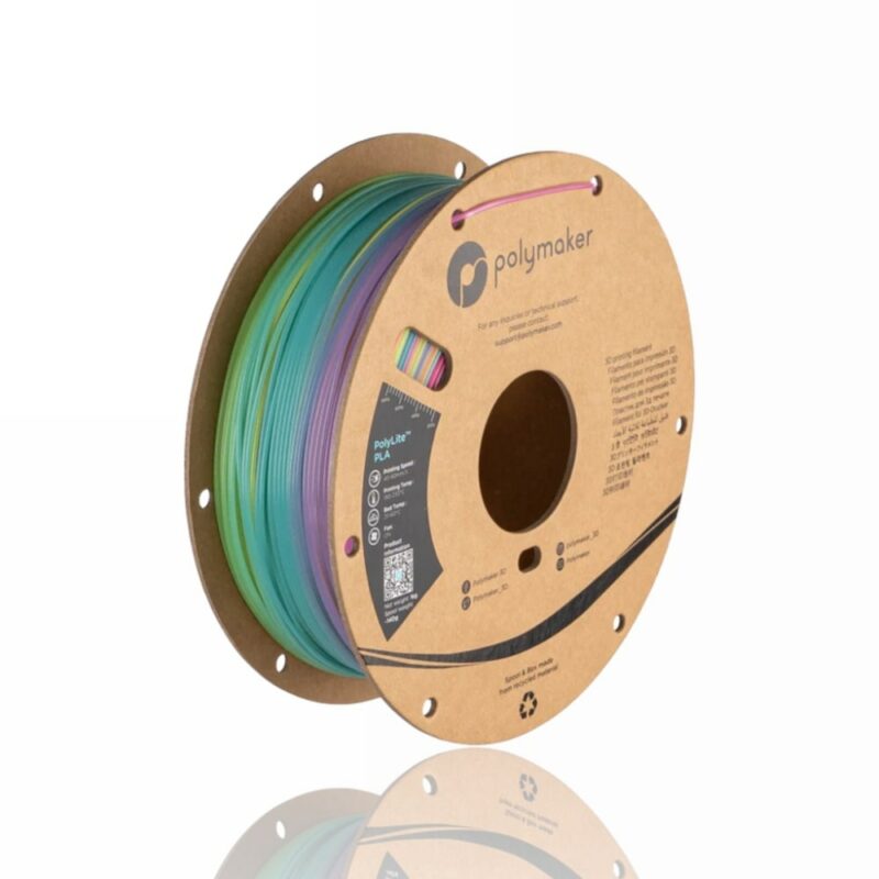 PolyLite rainbow Luminous PLA evolt portugal espana filamento impressao 3d