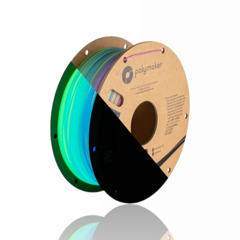 PolyLite rainbow Luminous PLA evolt portugal espana filamento impressao 3d
