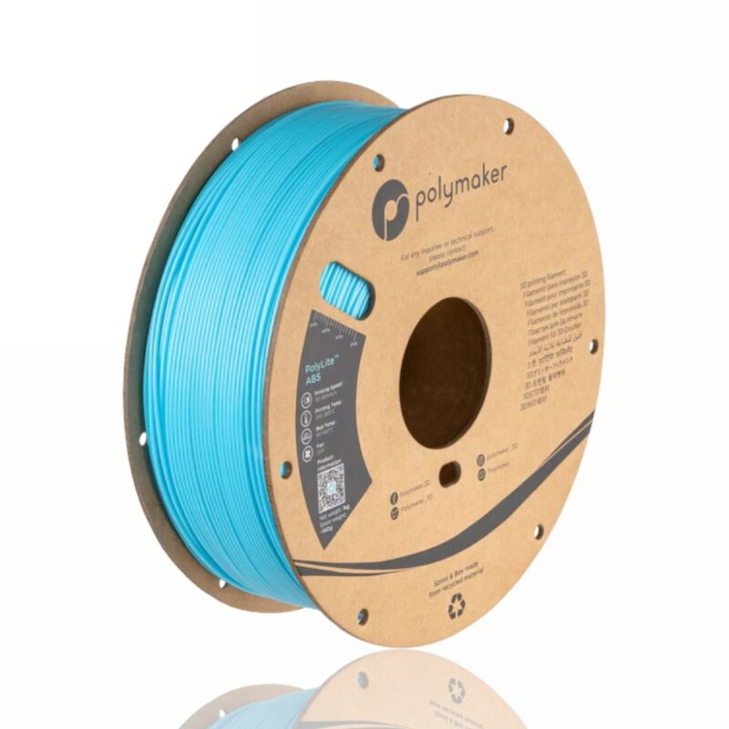 PolyLite ABS Light Blue evolt portugal espana filamento impressao 3d