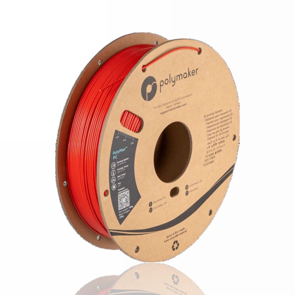 polymaker PolyMax PC red evolt portugal espana filamento impressao 3d