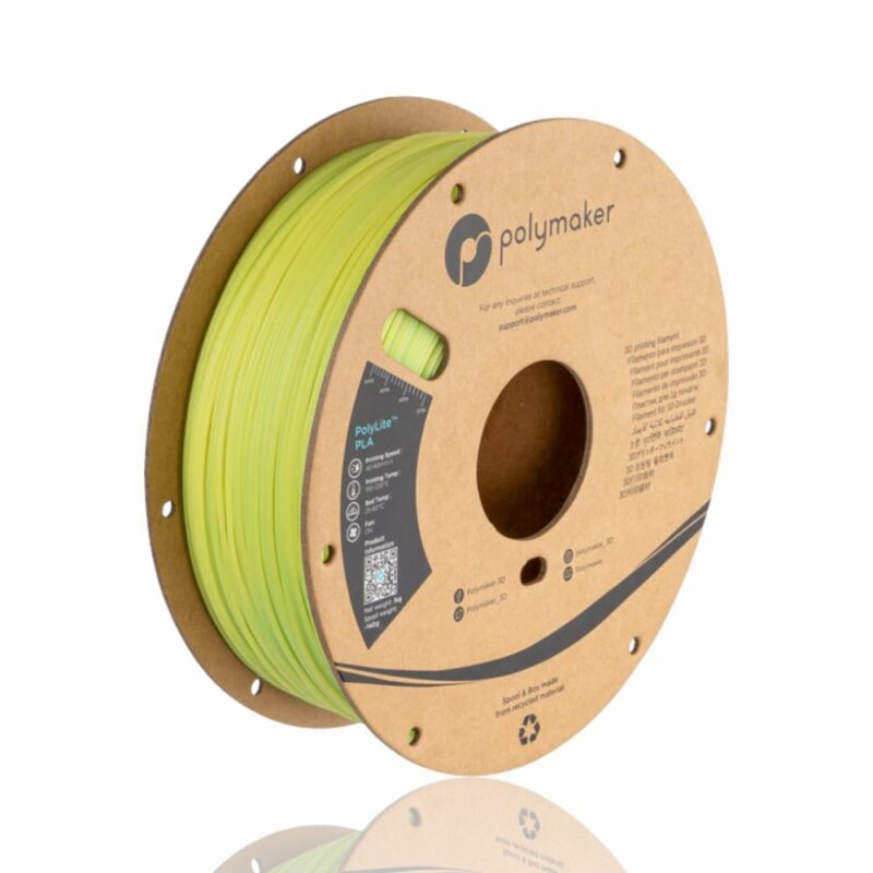 PolyLite Temperature Changing Green to Lime evolt portugal espana filamento impressao 3d