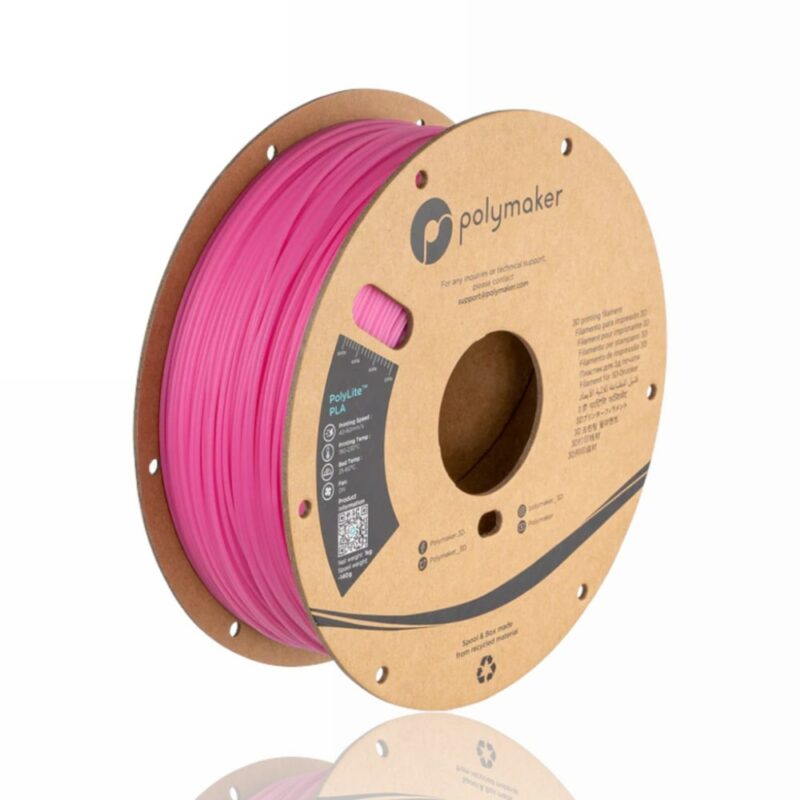 PolyLite Temperature Changing Purple to Pink to Natural 2 evolt portugal espana filamento impressao 3d