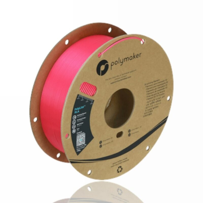 pla neon polymaker neon pink evolt portugal espana filamento impressao 3d