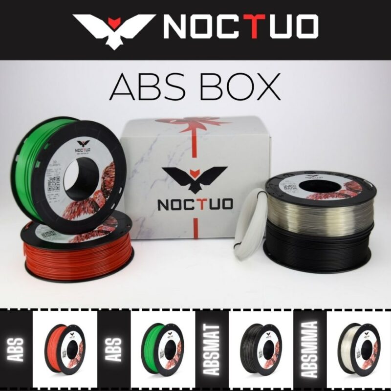 NOCTUO ABS BOX2 evolt portugal espana filamento impressao 3d