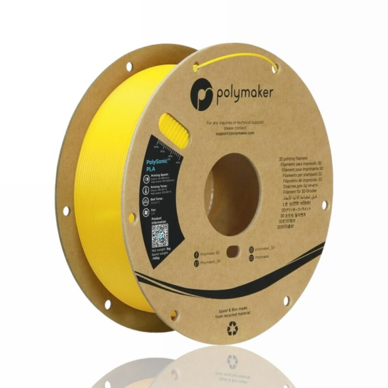 polysonic polymaker pla yellow evolt portugal espana filamento impressao 3d