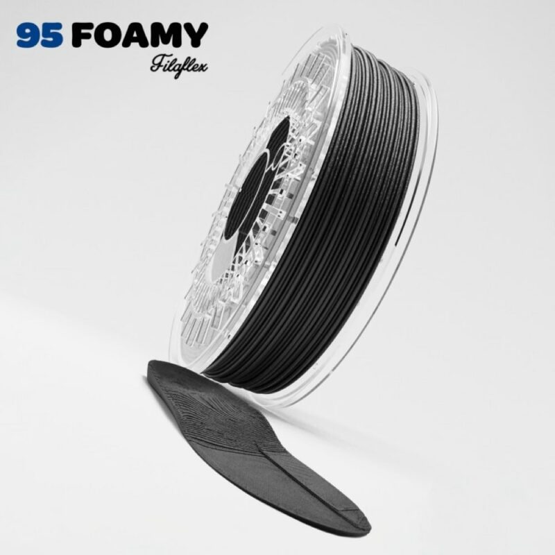 recreus filaflex 95 foamy black evolt portugal espana filamento impressao 3d