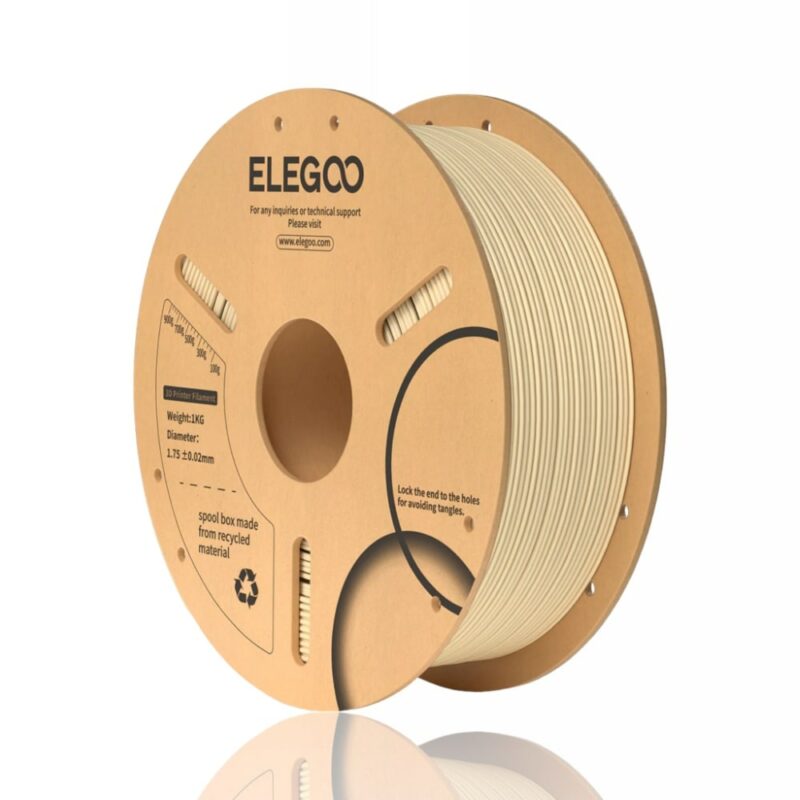 PLA Filament 1KG Beige elegoo evolt portugal espana filamento impressao 3d