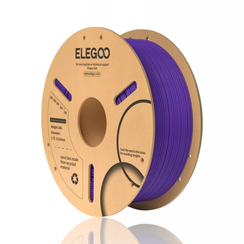 PLA Filament 1KG purple elegoo evolt portugal espana filamento impressao 3d