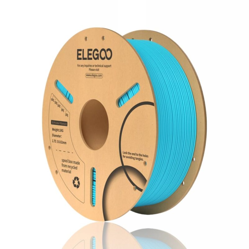 PLA Filament 1KG sky blue elegoo evolt portugal espana filamento impressao 3d