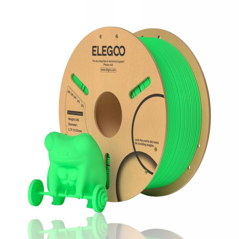 pla neon green elegoo evolt portugal espana filamento impressao 3d