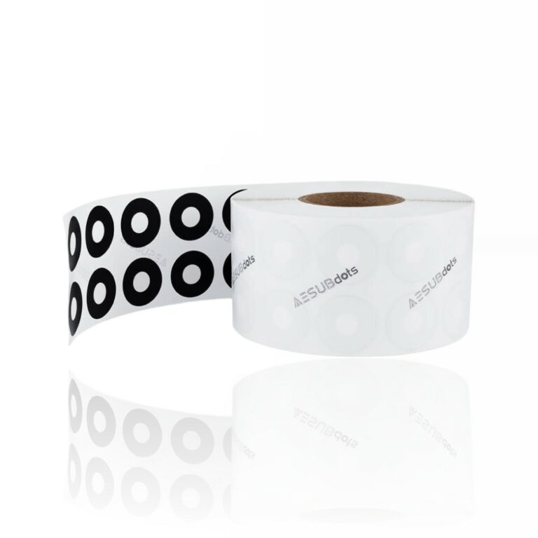 AESUBdots Retro Easy Remove Reflective 6mm 3000 Autocolantes para digitalização Scanner 3D - AESUB