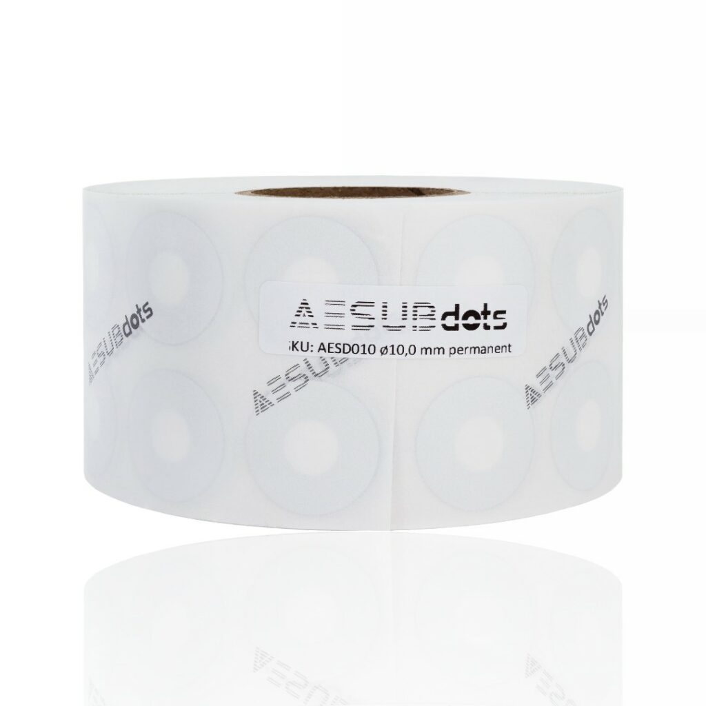 AESUBdots Black & White 1.5mm 6000 Autocolantes para digitalização Scanner 3D - AESUB - Image 7