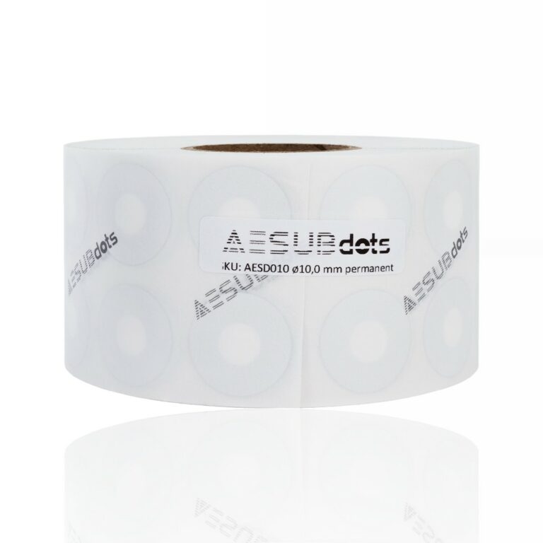 AESUBdots Black & White 8mm 3000 Autocolantes para digitalização Scanner 3D - AESUB - Image 7