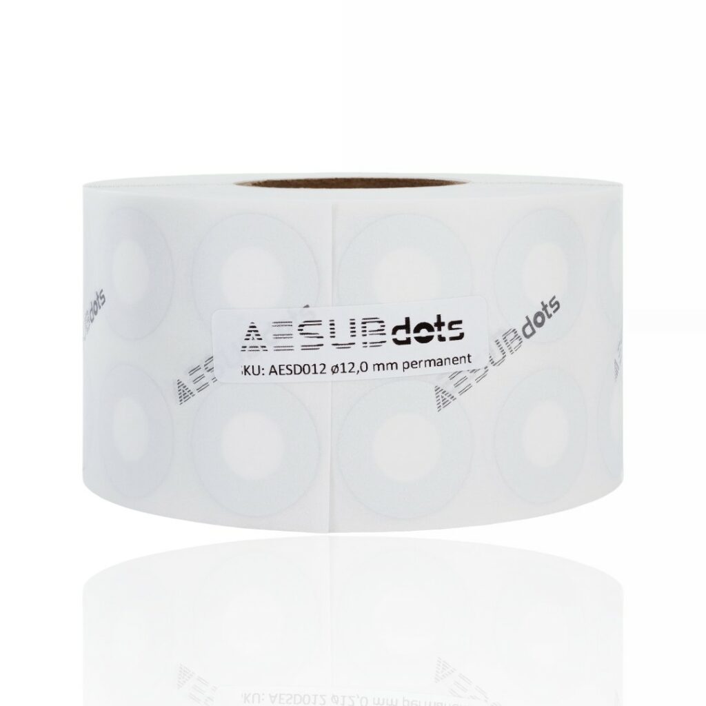 AESUBdots Black & White 1.5mm 6000 Autocolantes para digitalização Scanner 3D - AESUB - Image 6