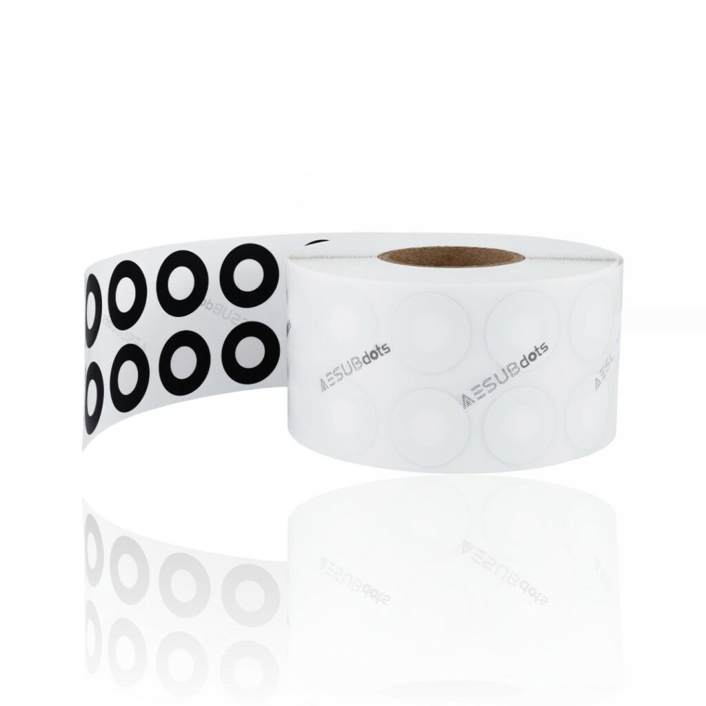 AESUBdots Black & White 1.5mm 6000 Autocolantes para digitalização Scanner 3D - AESUB - Image 11