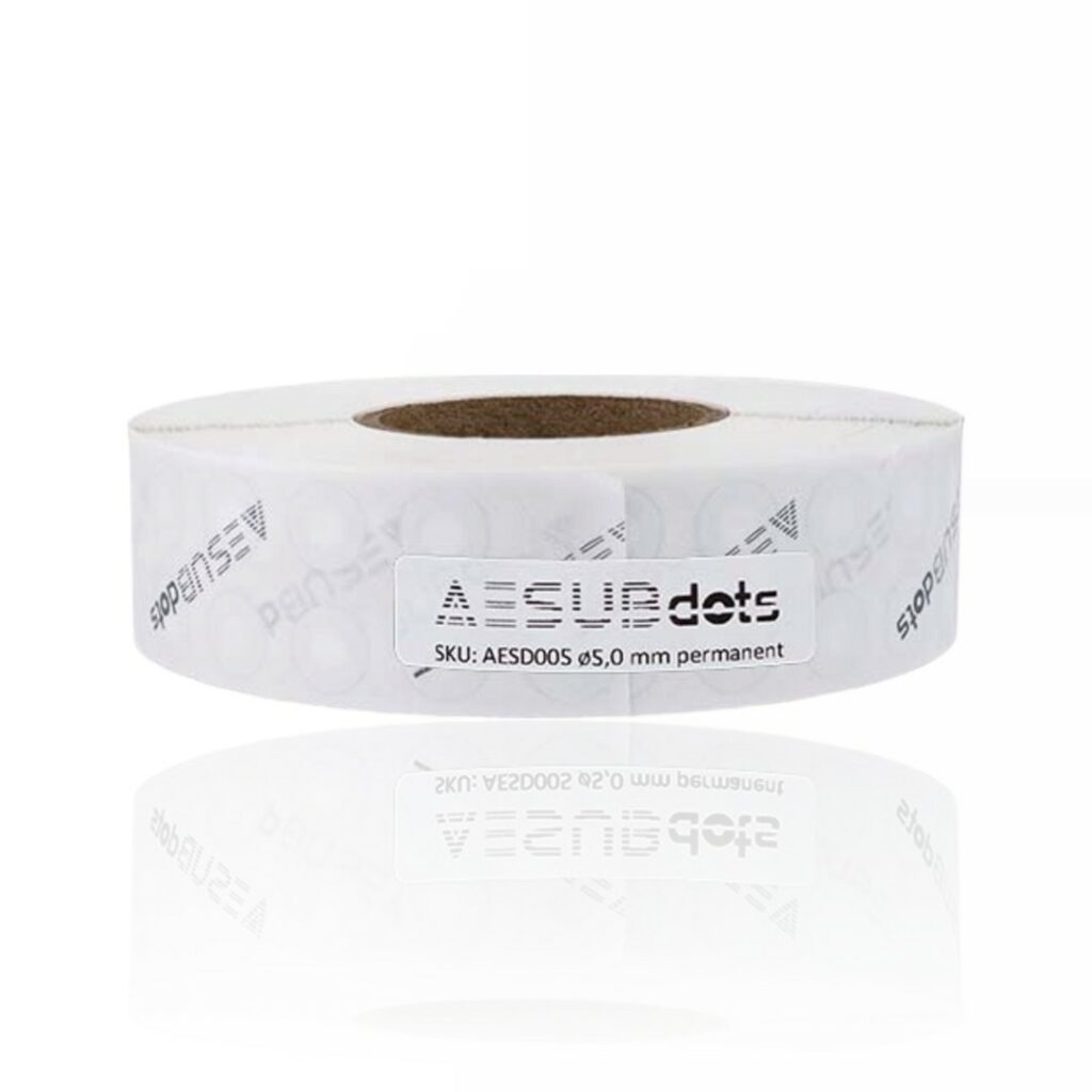 AESUBdots Black & White 1.5mm 6000 Autocolantes para digitalização Scanner 3D - AESUB - Image 18