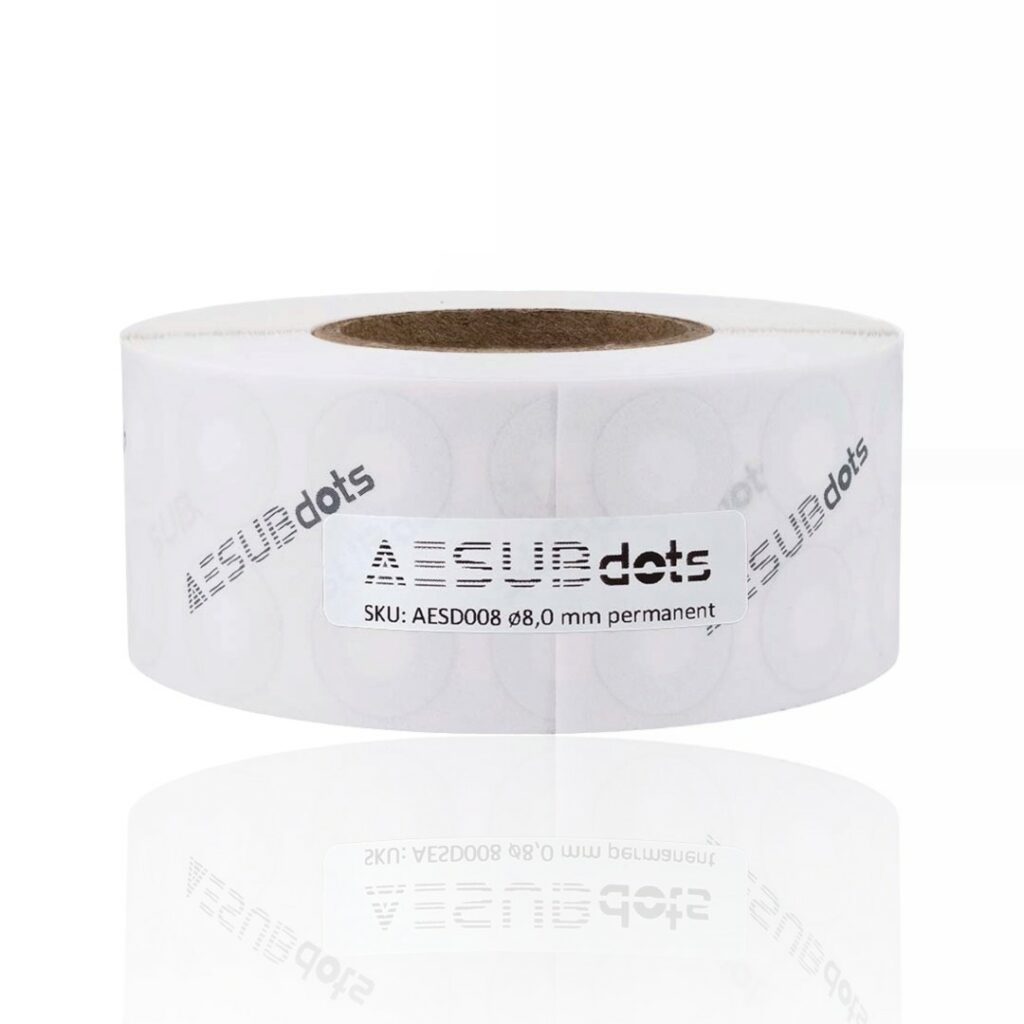 AESUBdots Black & White 1.5mm 6000 Autocolantes para digitalização Scanner 3D - AESUB - Image 14