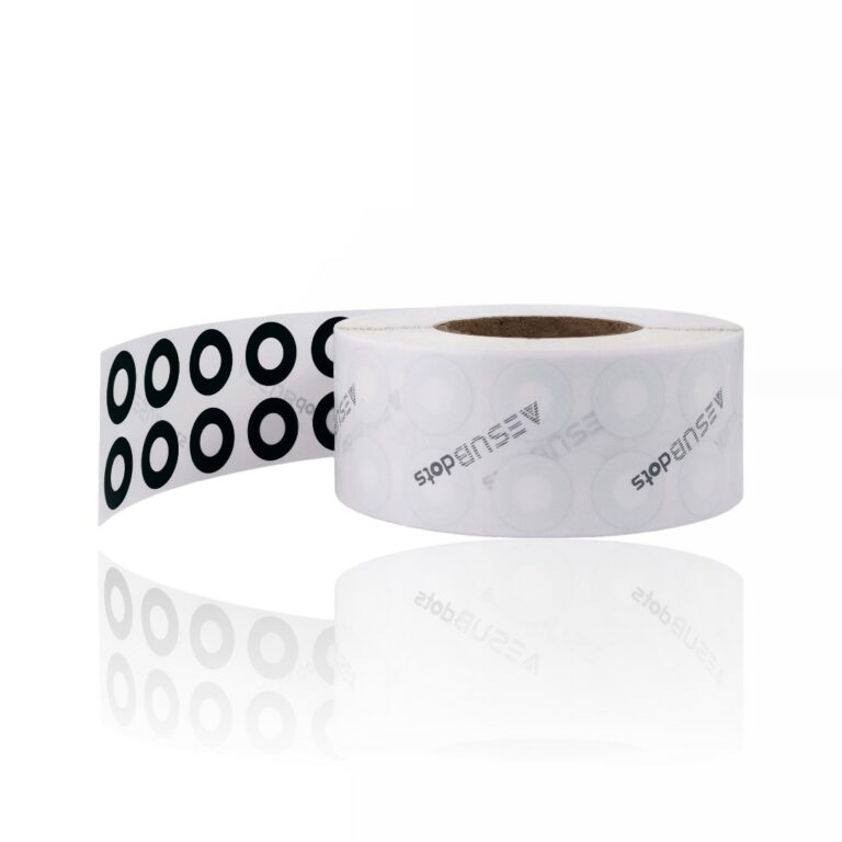 AESUBdots Black & White 8mm 3000 Autocolantes para digitalização Scanner 3D - AESUB