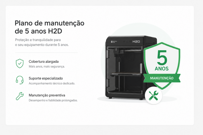 Plano de manutenção de 5 anos H2D