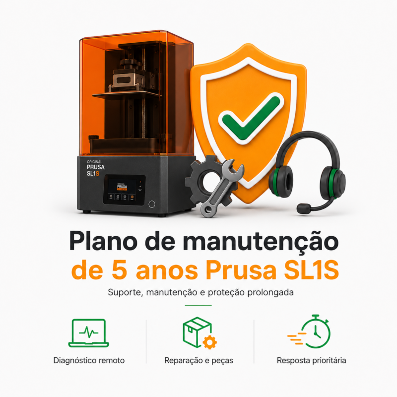 Plano de manutenção de 5 anos Prusa SL1S