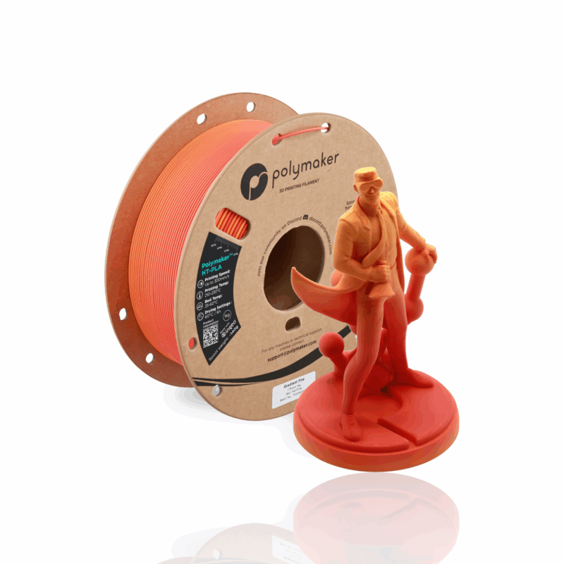Polymaker™ High Temperature PLA 1kg Gradient Fire - Polymaker - Image 3