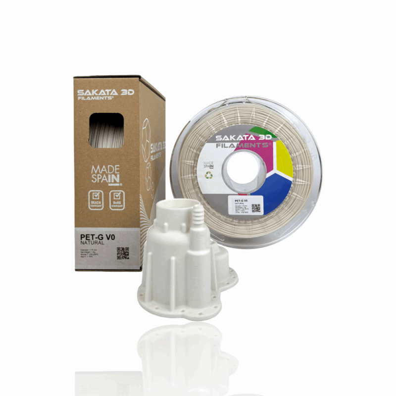 PETG V0 (retardante de chama) 1kg White - SAKATA 3D - Image 5