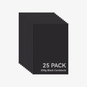 250g Cardstock (25pcs) A4 250g Black Cardstock – Bambu Lab